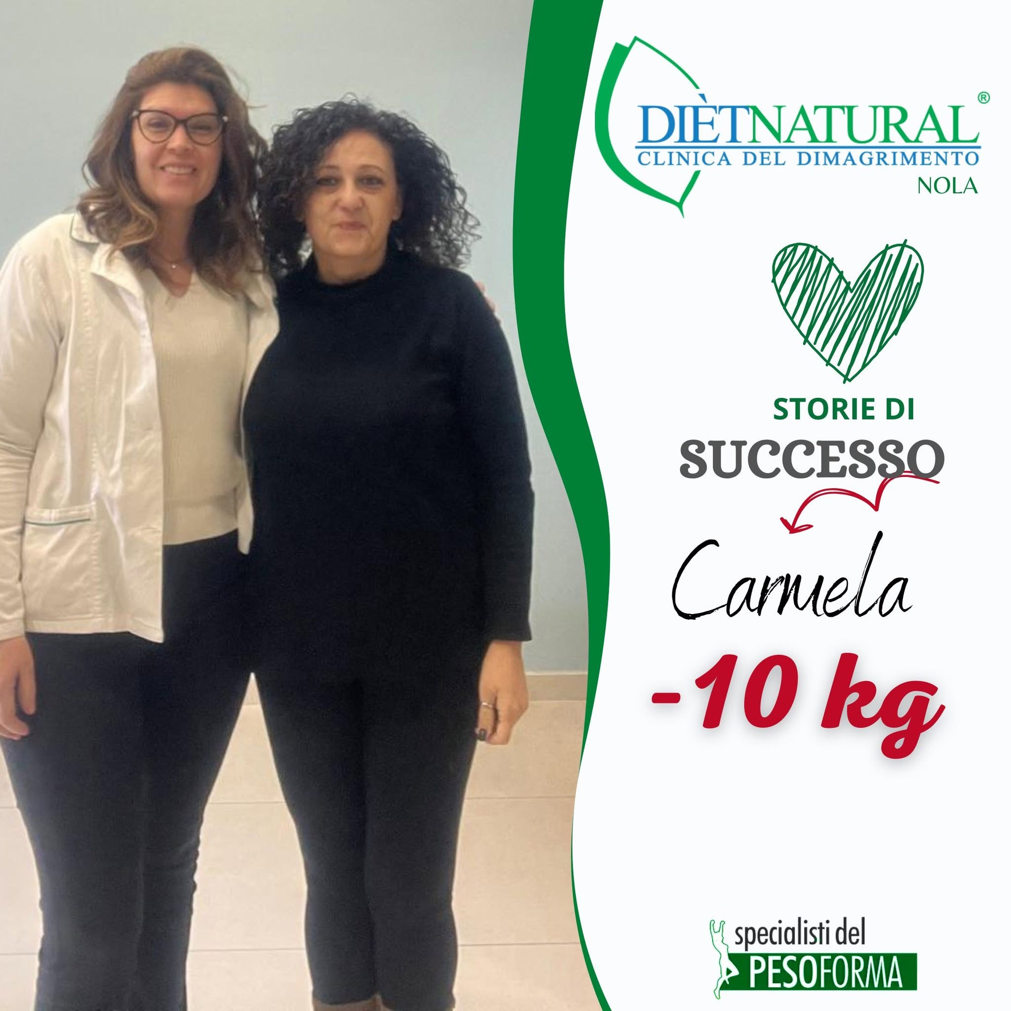 Carmela: testimonianza nel centro Di&egrave;tnatural di Nola